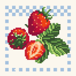 Fruit Pattern G015 Cross Stitch Pattern (Easy)