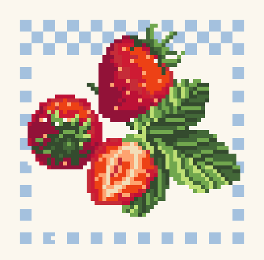 Fruit Pattern G015 Cross Stitch Pattern (Easy)