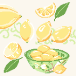 Fruit Pattern G023 Cross Stitch Pattern (Easy)