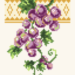 Fruit Pattern G046 Cross Stitch Pattern (Easy)