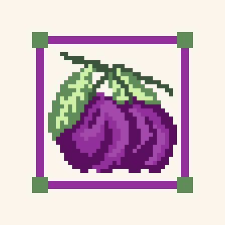 Fruit Pattern G083 Cross Stitch Pattern (Easy)